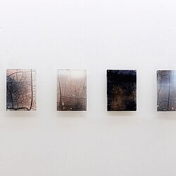 2020-06- 16 Galerie Hilleckes+Probst, ROM, 2020 MT auf Plexiglas, Aquarellpapier, 30x22 cm